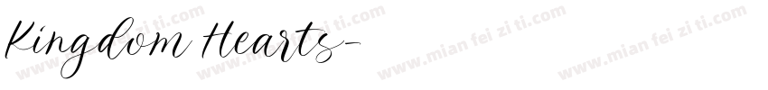 Kingdom Hearts字体转换